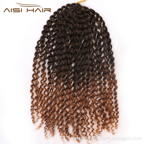 Aisi Hair Wholesale Manufacturer Crochet Braid Box Braids Marley Passion Twist Loose Wave Pre Stretched Synthetic Braiding Hair